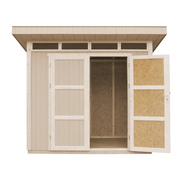 Luxury wooden tool shed without floor SH589 – 236 x 250 cm – 6 m2 - Image 2