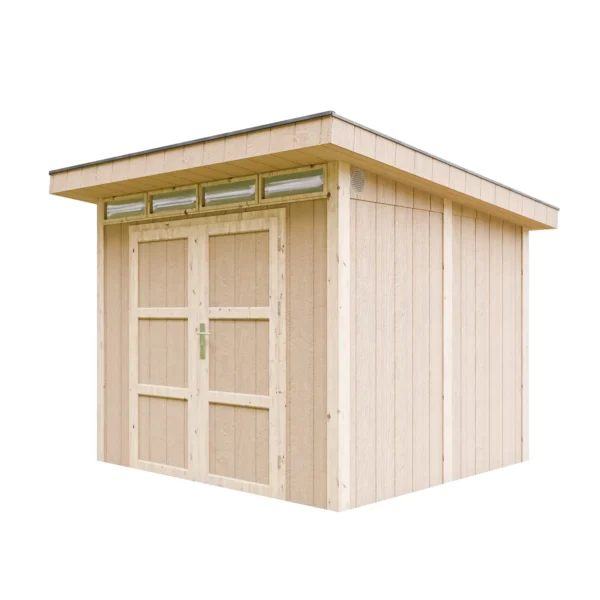 Luxury wooden tool shed without floor SH588 – 236 x 250 cm – 6 m2 - Image 4
