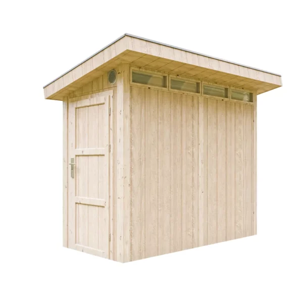 Luxury wooden tool shed without floor SH576 – 118 x 250 cm – 3 m2 - Image 2