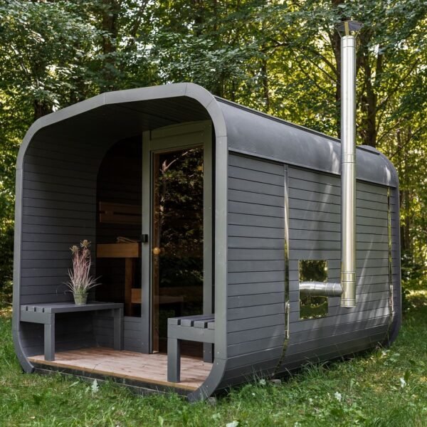 Outdoor Sauna, 3m x 2.44m, Hasselt - Image 4