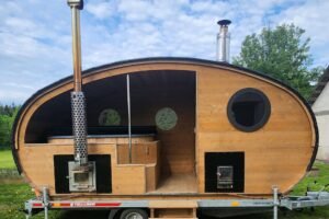 Sauna +  Hot Tub + Trailer, 4M