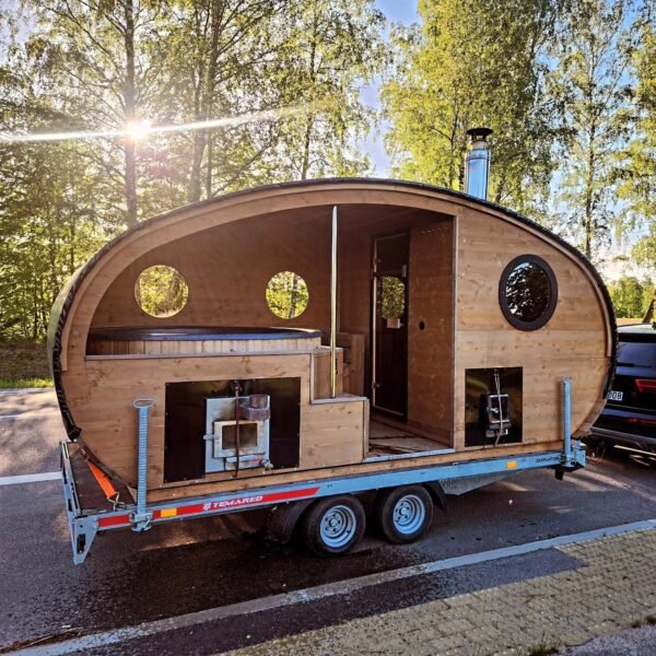 Sauna +  Hot Tub + Trailer, 4M - Image 2