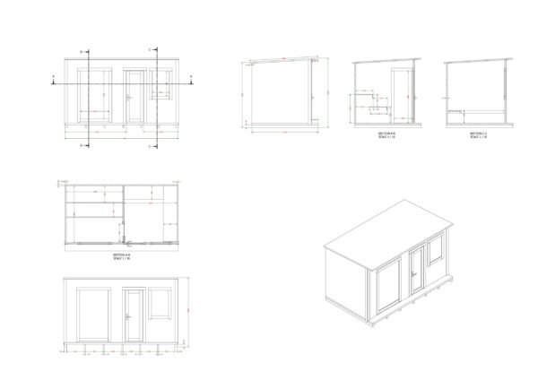 Outdoor Sauna, 4m x 2.4m, Schoten - Image 2