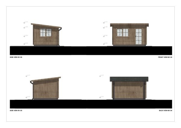 Wooden House Williem 44mm, 12 M² - Image 5