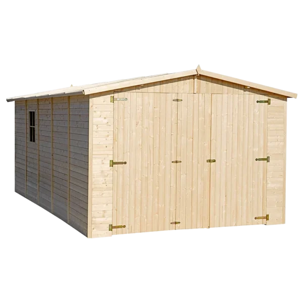 Wooden garage SH502 - 493 x 303 cm – 15 m2