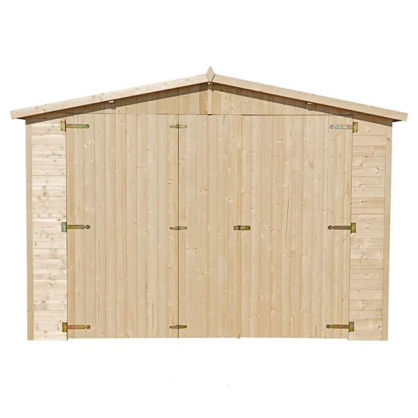 Wooden garage SH502 - 493 x 303 cm – 15 m2 - Image 3