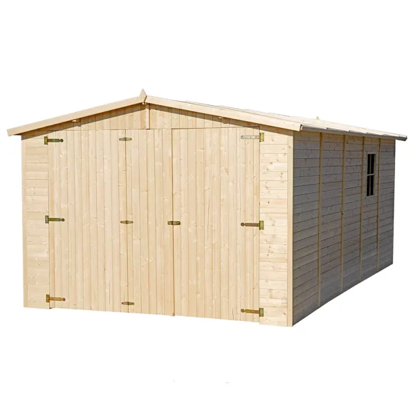 Wooden garage SH502 - 493 x 303 cm – 15 m2 - Image 2
