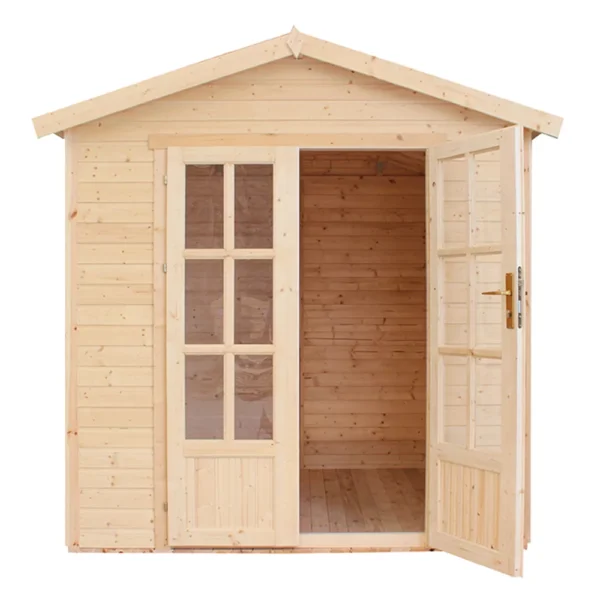 Garden shed with floor and bitumen roof sheets SH556 – 4 m2 - Image 2