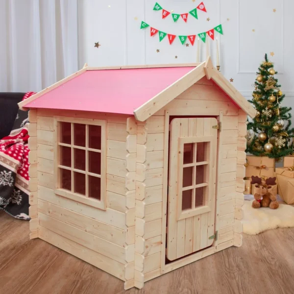 Wooden playhouse SH601 – 105 x 105 cm - Image 3