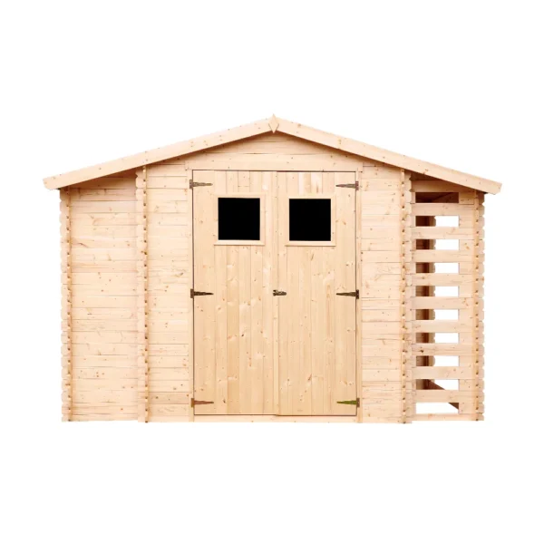 Tool shed + Woodshed SH546 - 312 x 200 cm – 5 m2