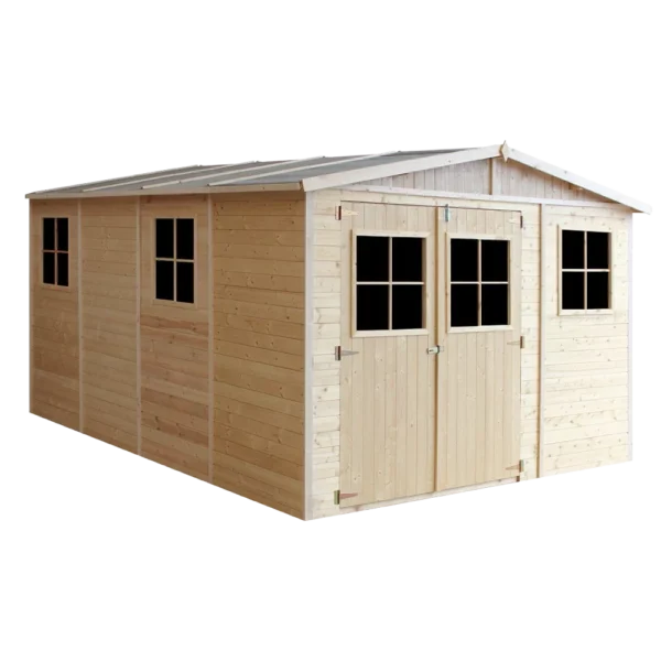 Wooden garden house SH572 - 303 x 395 cm – 12 m2