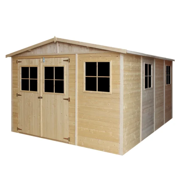 Wooden garden house SH572 - 303 x 395 cm – 12 m2 - Image 2